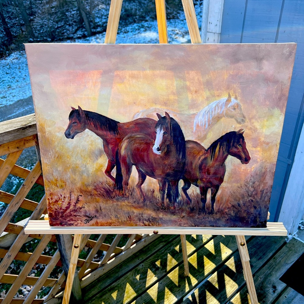 HORSE PAINTING 16”x20”